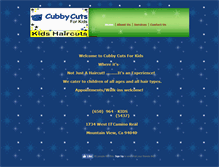 Tablet Screenshot of cubbycutskidshaircuts.com